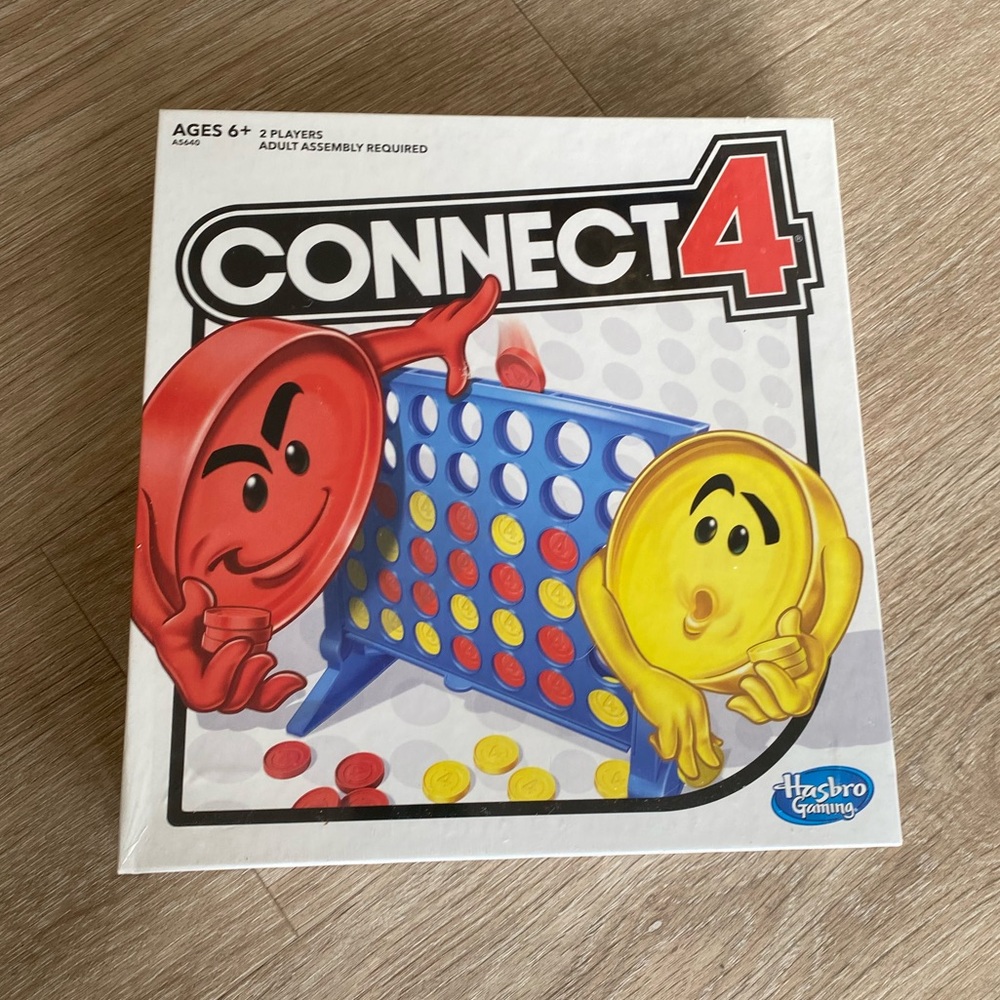 New in Box Unopened Connect4 Board Game Ages 6+